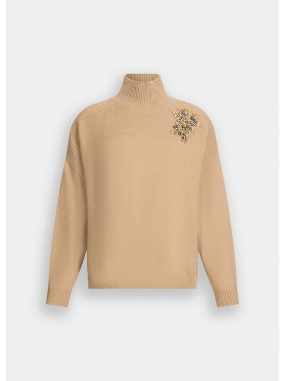 Liu Jo Liu Jo Maglione MF5059MS009L9007 Beige Regular Fit