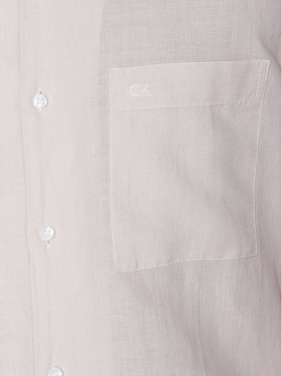 Calvin Klein Calvin Klein Πουκάμισο K10K109521 Μπεζ Regular Fit