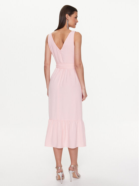 DKNY DKNY Cocktail obleka DD3BR685 Roza Regular Fit