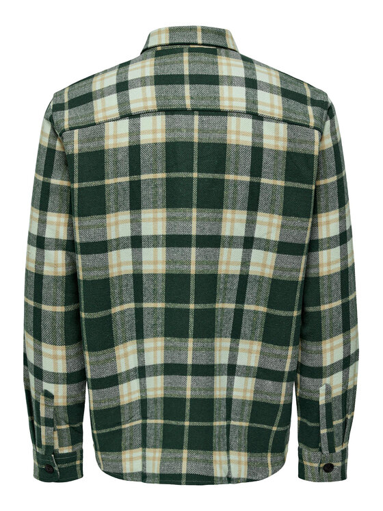 Only & Sons Only & Sons Camicia 22026313 Verde Loose Fit