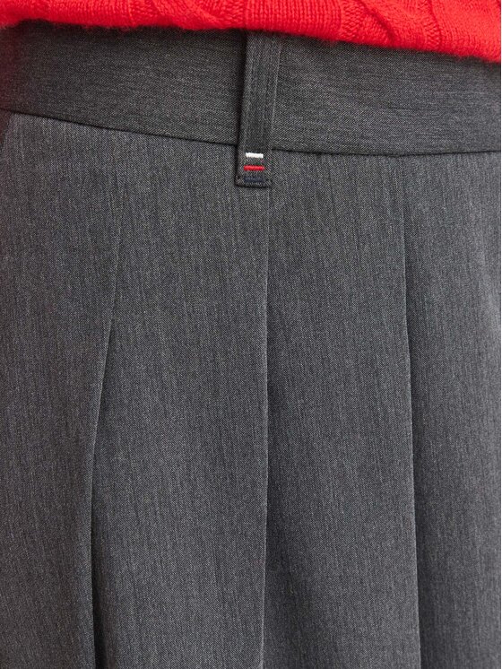 Tommy Hilfiger Tommy Hilfiger Πλισέ φούστα WW0WW51588 Σκούρο γκρι Regular Fit