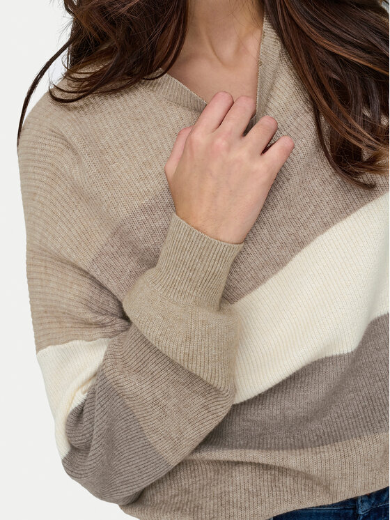 ONLY ONLY Maglione Atia 15220044 Beige Regular Fit