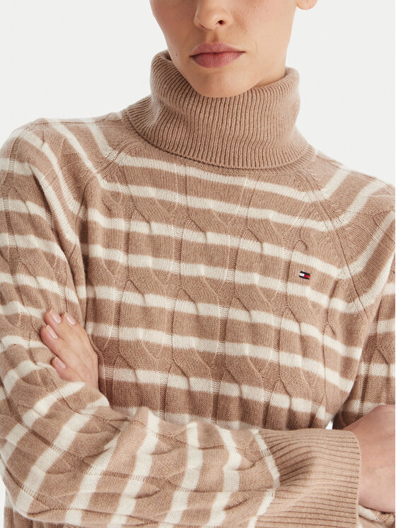 Tommy Hilfiger Tommy Hilfiger Гольф WW0WW46791 Бежевий Regular Fit