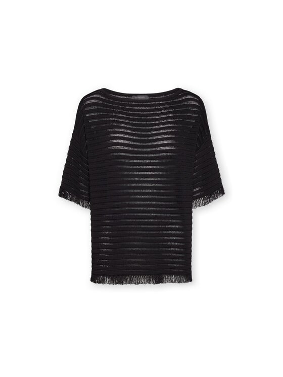 Elena Mirò Elena Mirò Sweter M547E001928N033 Czarny Boxy Fit