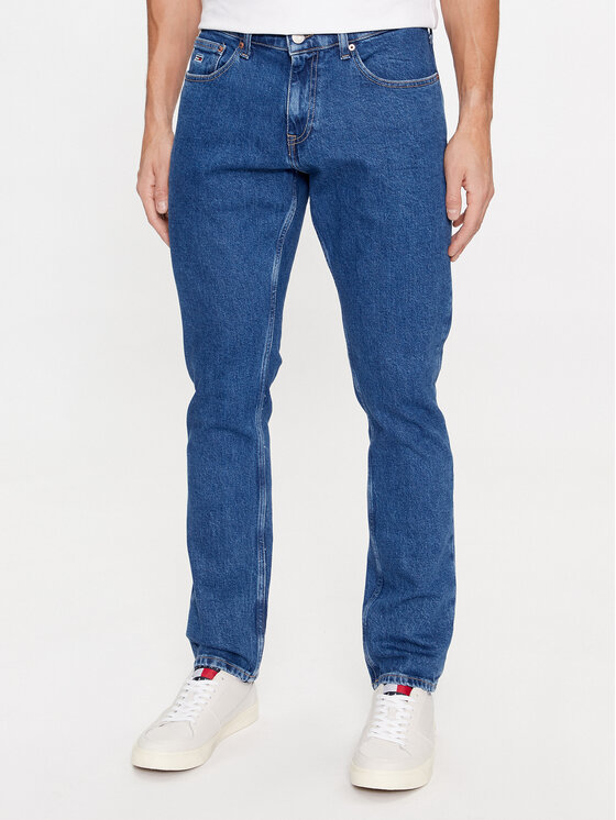 Tommy Jeans Jeans hlače Scanton DM0DM17400 Mornarsko modra Slim Fit