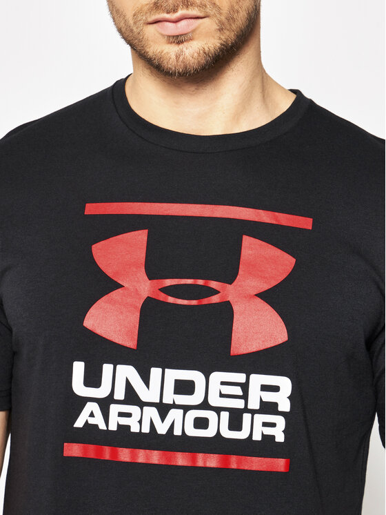 Under Armour Under Armour Funkčné tričko Ua Gl Foundation 1326849 Čierna Loose Fit