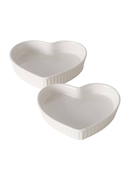 MIAhome MIAhome Forma do pieczenia 2 szt. Cuori Biały