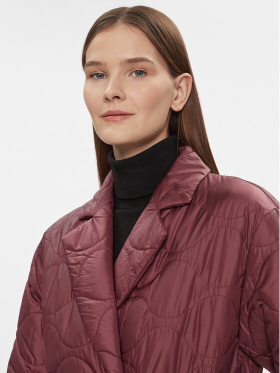 Marc O'Polo Marc O'Polo Wintermantel 308 1045 71101 Dunkelrot Regular Fit