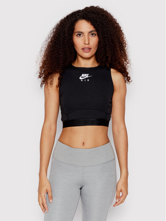 Nike Nike Top Air DM6069 Czarny Slim Fit