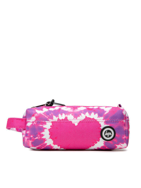Penar HYPE Heart Hippy Tie Dye Pencil Case TWLG-885 Pink