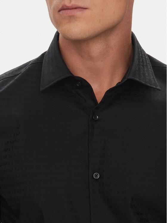 HUGO HUGO Košile Kenno 50544934 Černá Slim Fit