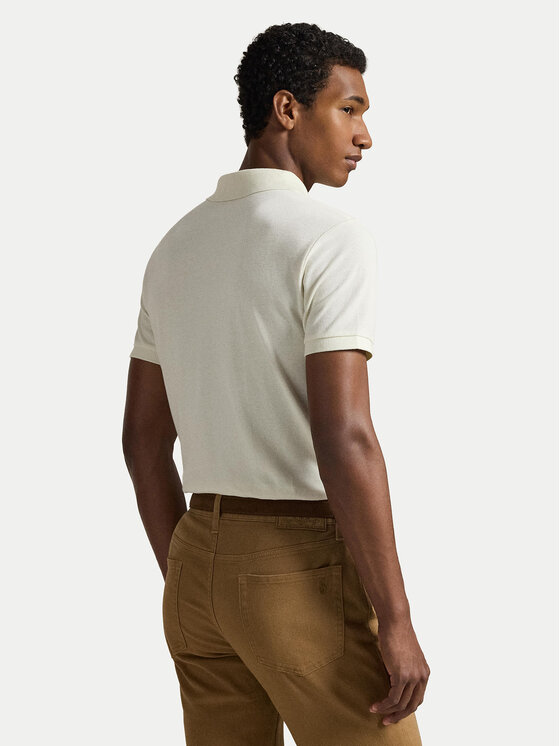 Polo Ralph Lauren Polo Ralph Lauren Pólóing 710680784372 Ekru Custom Slim Fit