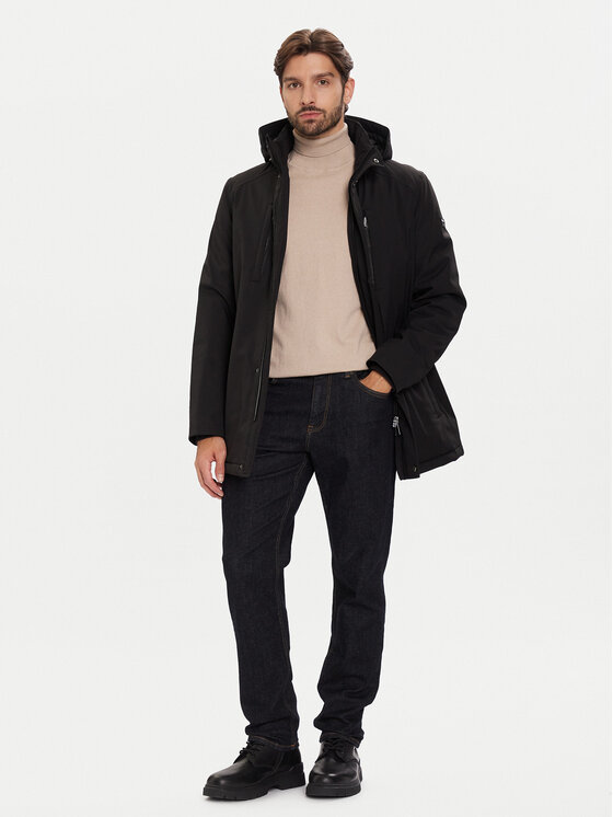 Bugatti Bugatti Winterjacke 874113-81042 Schwarz Regular Fit