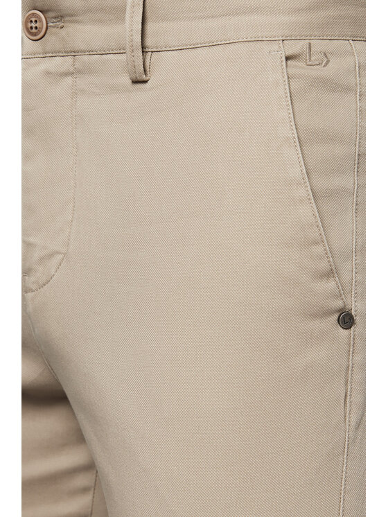 Lancerto Lancerto Chinosy Monaco SP082124000008 Beżowy Slim Fit