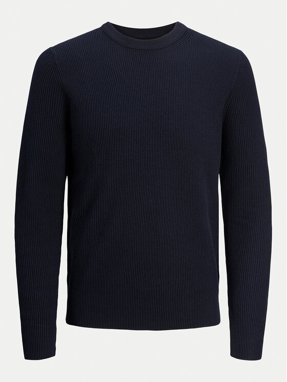 Jack & Jones Jack & Jones Sweter Perfect 12257771 Granatowy Regular Fit