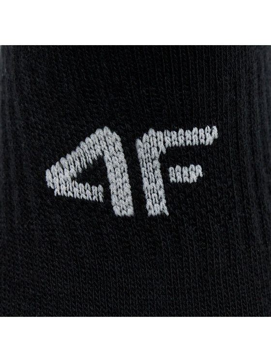 4F 4F Set od 5 pari dječjih niskih čarapa 4FJWAW23USOCF231 Crna