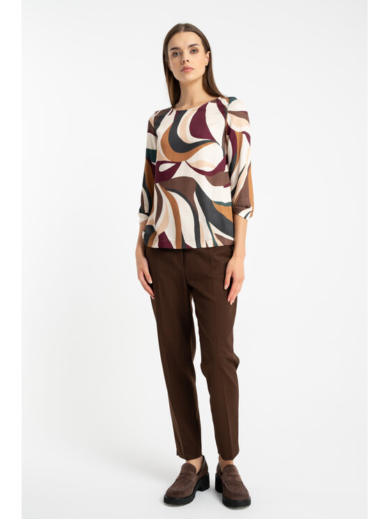 CLICK CLICK Halenka 10-6939 Barevná Straight Fit