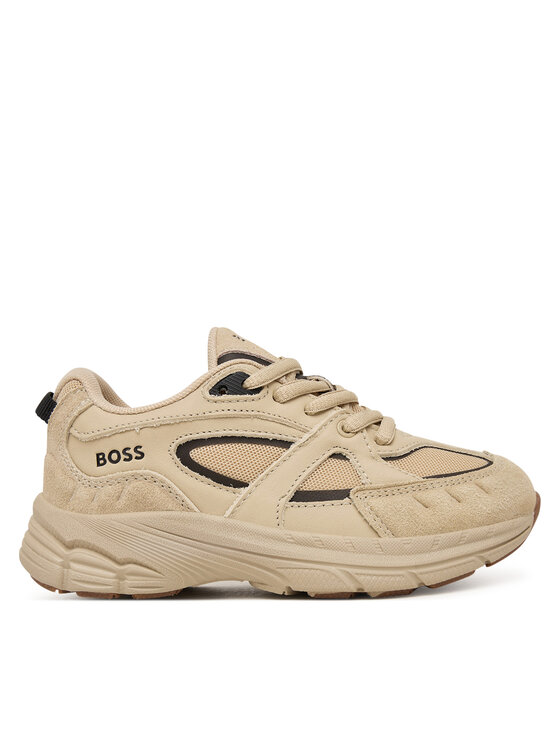 BOSS BOSS Снікерcи J53241 M Бежевий