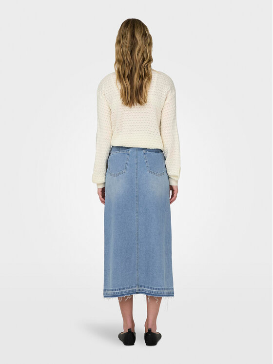 JDY JDY Farmer szoknya Bella 15317441 Kék Regular Fit