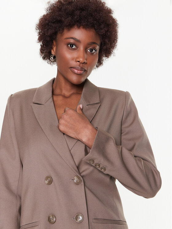 Gestuz Gestuz Sakko Paula 10905913 Beige Relaxed Fit