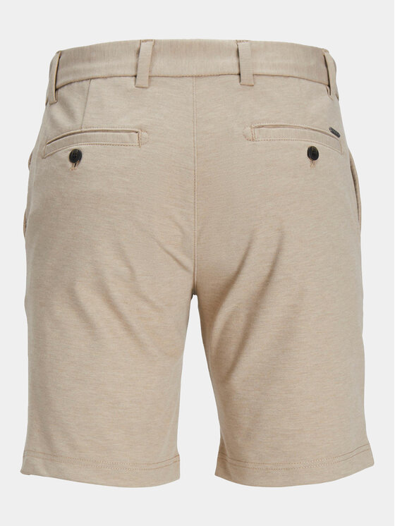 Jack & Jones Jack & Jones Bavlnené šortky Jpstmarco 12249321 Béžová Slim Fit
