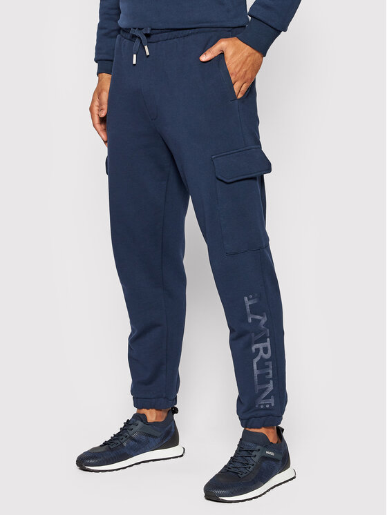 Pantalon de jogging en coton coupe confort pour homme Bleu marine La  Martina