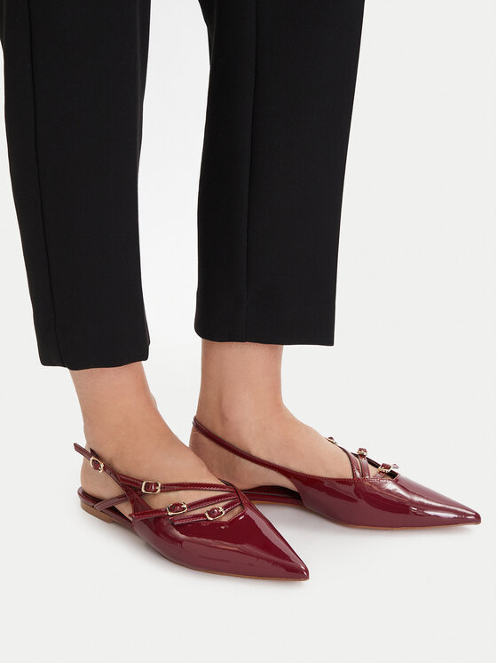 Steve Madden Steve Madden Balerinke Cianna SM11003709 Tamnocrvena