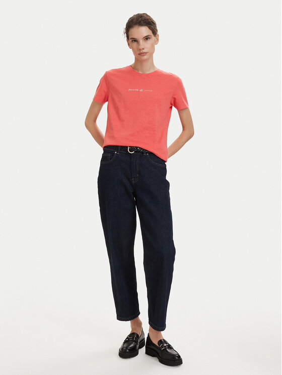 Beverly Hills Polo Club Beverly Hills Polo Club T-Shirt P-SS26W-TS6510 Korálová Regular Fit