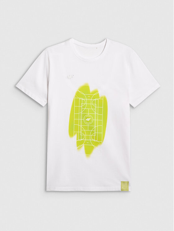 4F 4F T-Shirt TEAMWEAR Biały Regular Fit