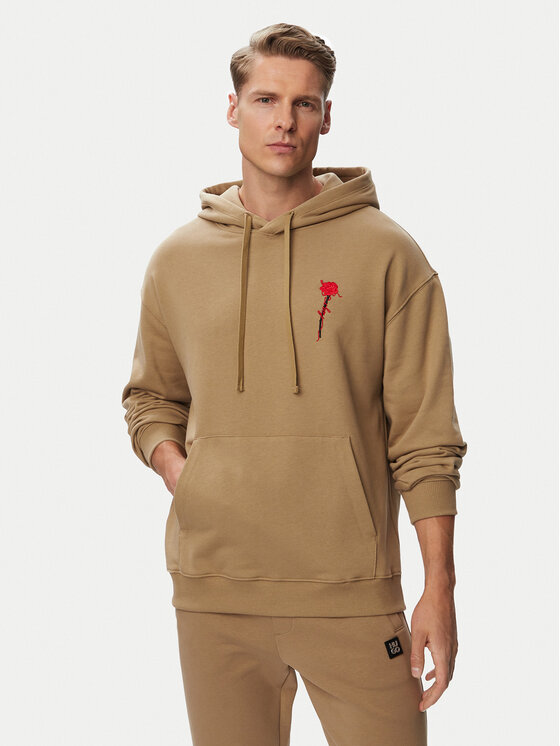 HUGO Hanorac Diflow 50574451 Bej Relaxed Fit
