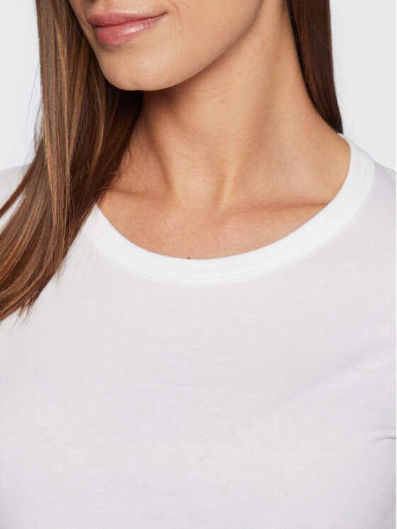 Calvin Klein Calvin Klein Blūze Smooth K20K205337 Balts Regular Fit