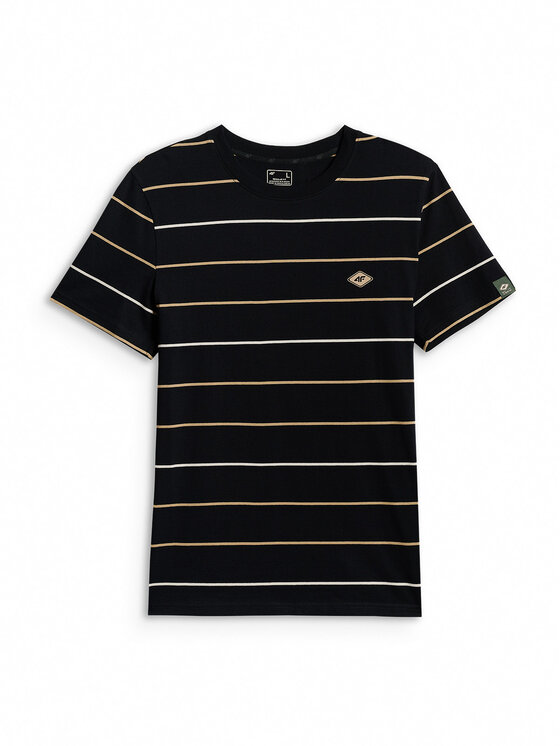 4F 4F T-Shirt NATURE’S TRAIL Czarny Regular Fit