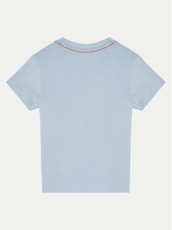 Guess Guess T-Shirt N73I55 K8HM0 Světle modrá Regular Fit