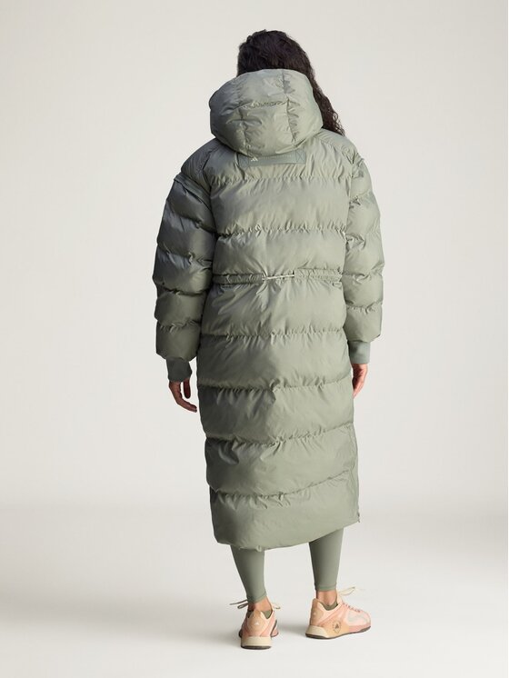 adidas by Stella McCartney adidas by Stella McCartney Kurtka wielofunkcyjna by Stella McCartney Long Padded Winter Jacket Zielony Loose Fit