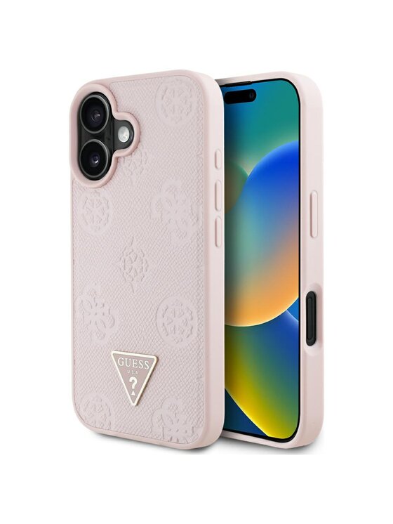 Etui na telefon Guess, Różowe, Apple iPhone 16