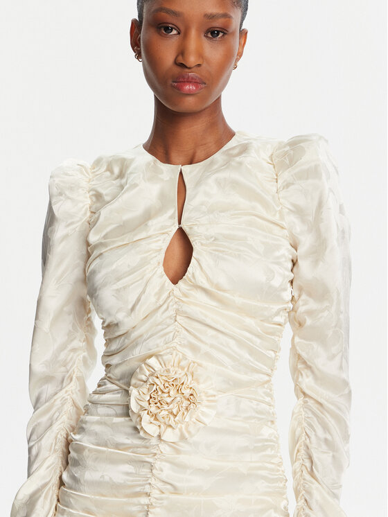 ROTATE ROTATE Coctailkleid 113955858 Écru Slim Fit