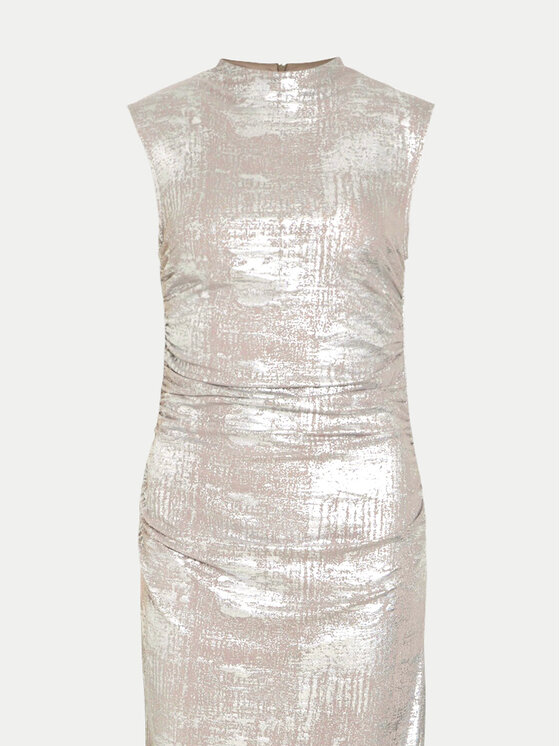Vila Vila Coctailkleid 14100142 Silberfarben Regular Fit