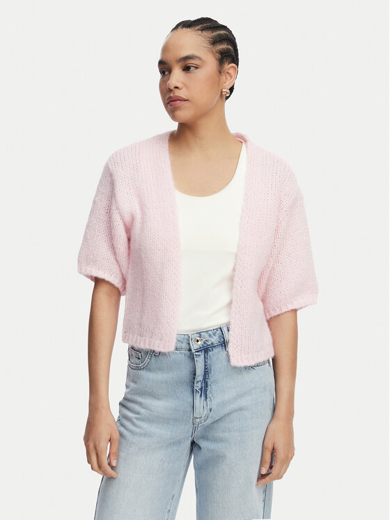 Vero Moda Kardigan Maybe 10348316 Różowy Regular Fit