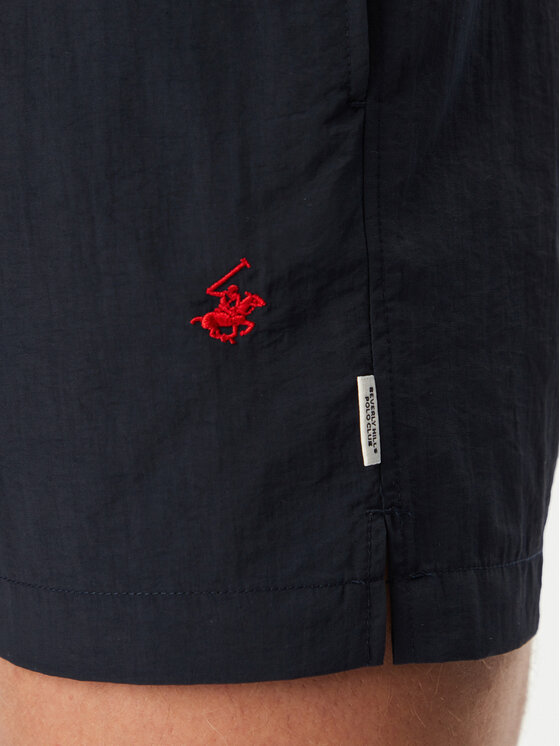 Beverly Hills Polo Club Beverly Hills Polo Club Szorty kąpielowe P-SS26M-UNION-0298 Granatowy Regular Fit