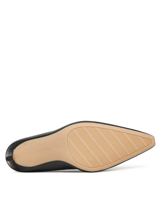 Tommy Hilfiger Tommy Hilfiger Štikle Logo Pump Slanted Hl FW0FW08993 Crna
