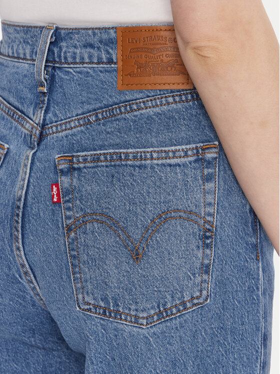 Levi's® Levi's® Džinsai Ribcage 79078-0008 Mėlyna Straight Fit