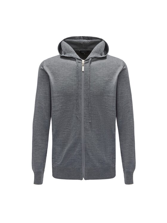 La Mania La Mania Mikina REGULAR FIT ZIP Sivá Active Fit