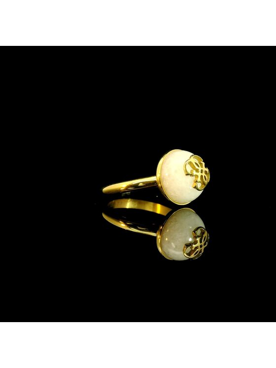 Guess Guess Prstýnek JUBR01396JWYGWH52 Zlatá