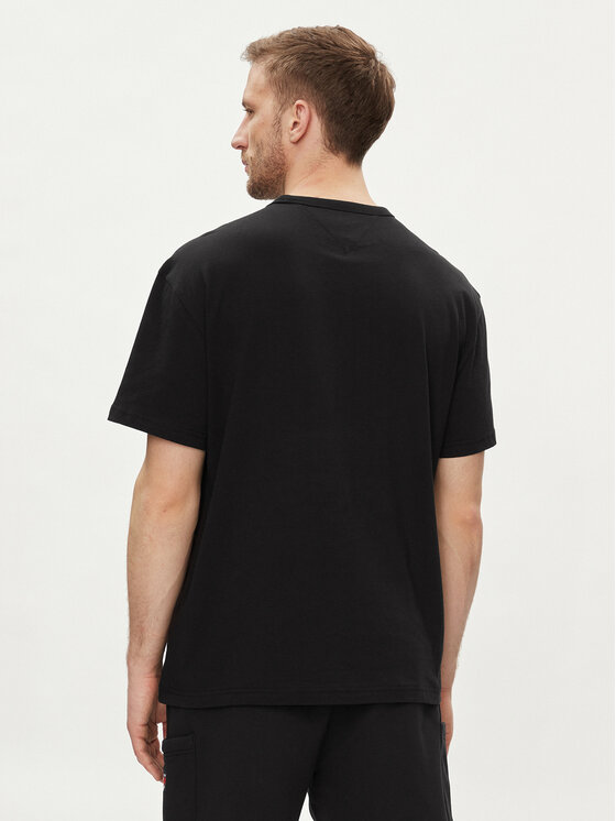 Tommy Jeans Tommy Jeans T-Shirt DM0DM18872 Czarny Regular Fit