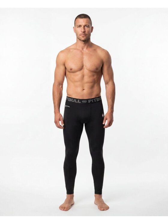 PITBULL PITBULL Legginsy RUNWAY Czarny Regular Fit