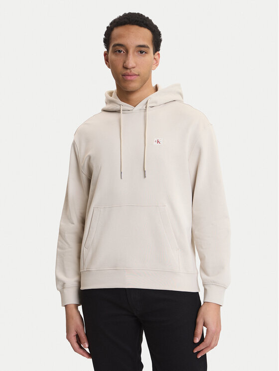 Calvin Klein Jeans Bluză Terry LV04RC274G Bej Regular Fit