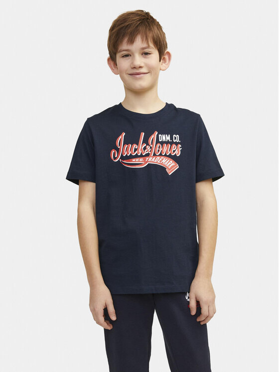 Jack&Jones Junior T-krekls 12257379 Tumši zils Standard Fit