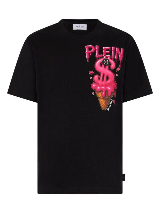 PHILIPP PLEIN PHILIPP PLEIN T-Shirt 30608 Czarny Regular Fit