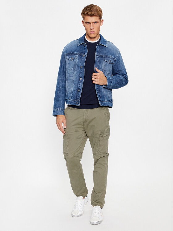 s.Oliver s.Oliver Geacă de blugi 2135893 Albastru Regular Fit