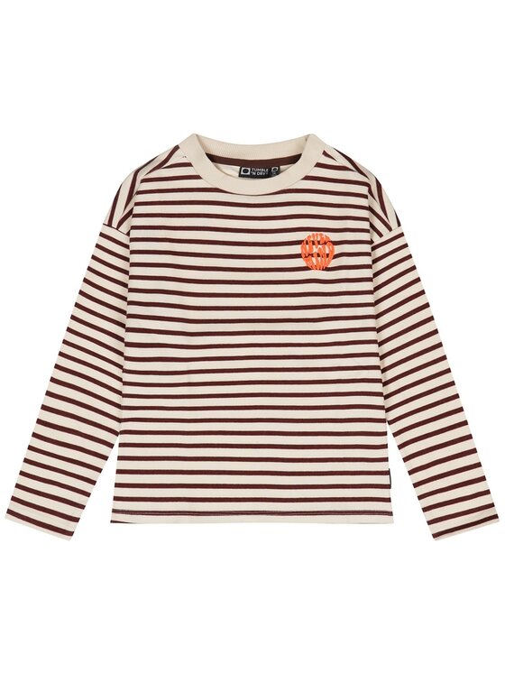 Tumble 'N Dry Tumble 'N Dry T-Shirt 84/22186/16448/3040 Bordowy Regular Fit
